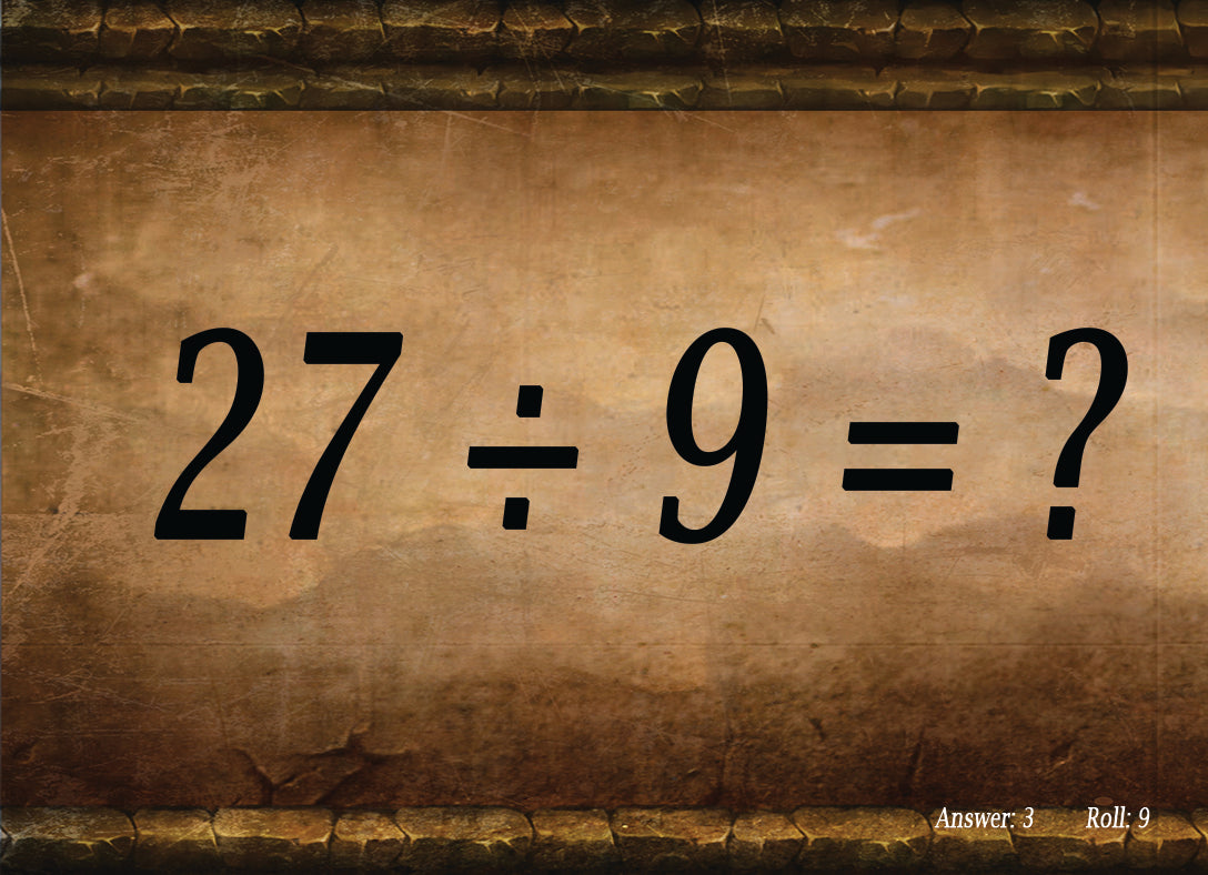 Totally Medieval Math Dice - Division