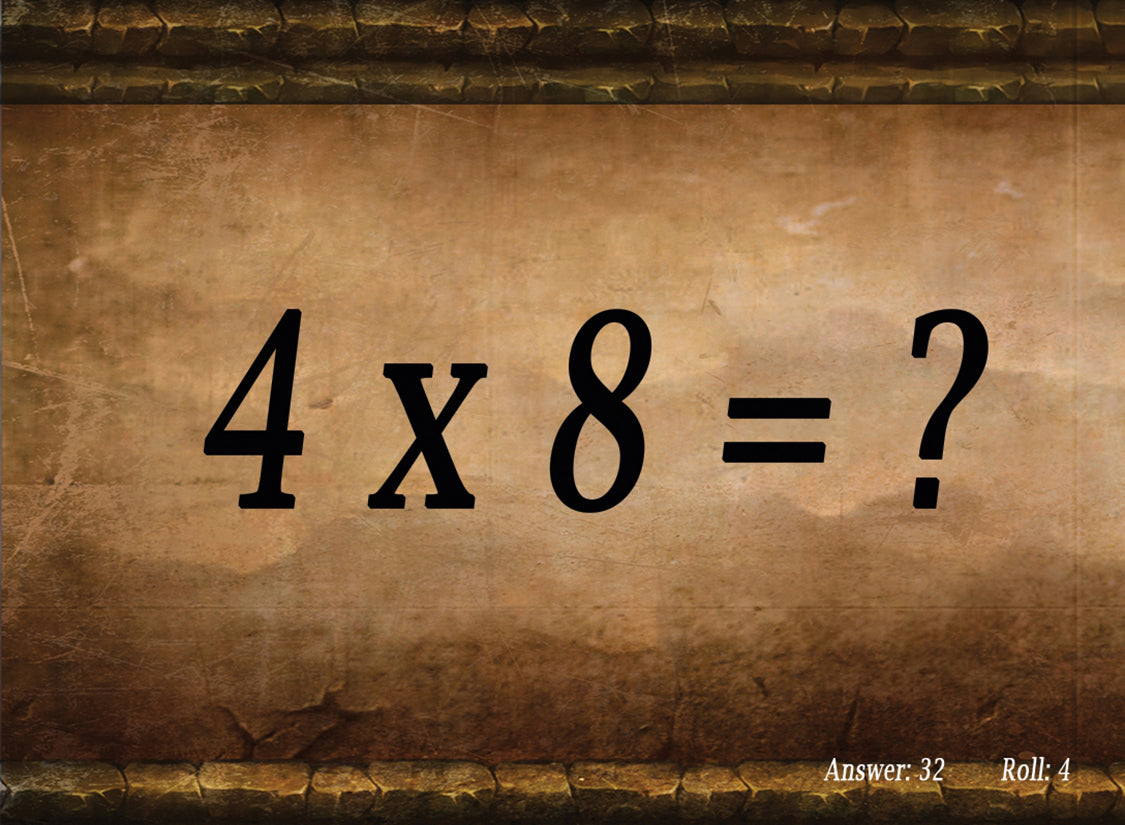 Totally Medieval Math Dice - Mulitplication
