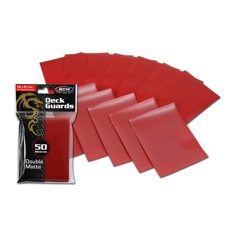 Specialty Sleeves to Protect and Sort Cards - Red Sleeves image 0
