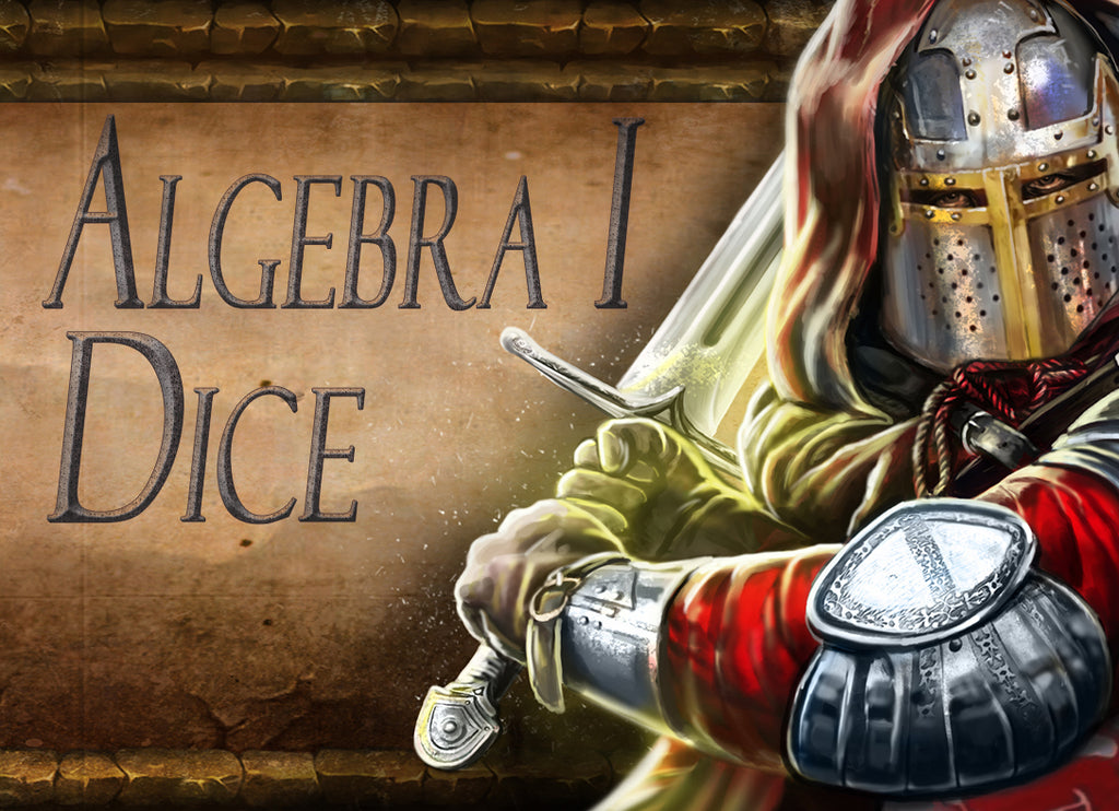 Totally Medieval Math Dice - Algebra I