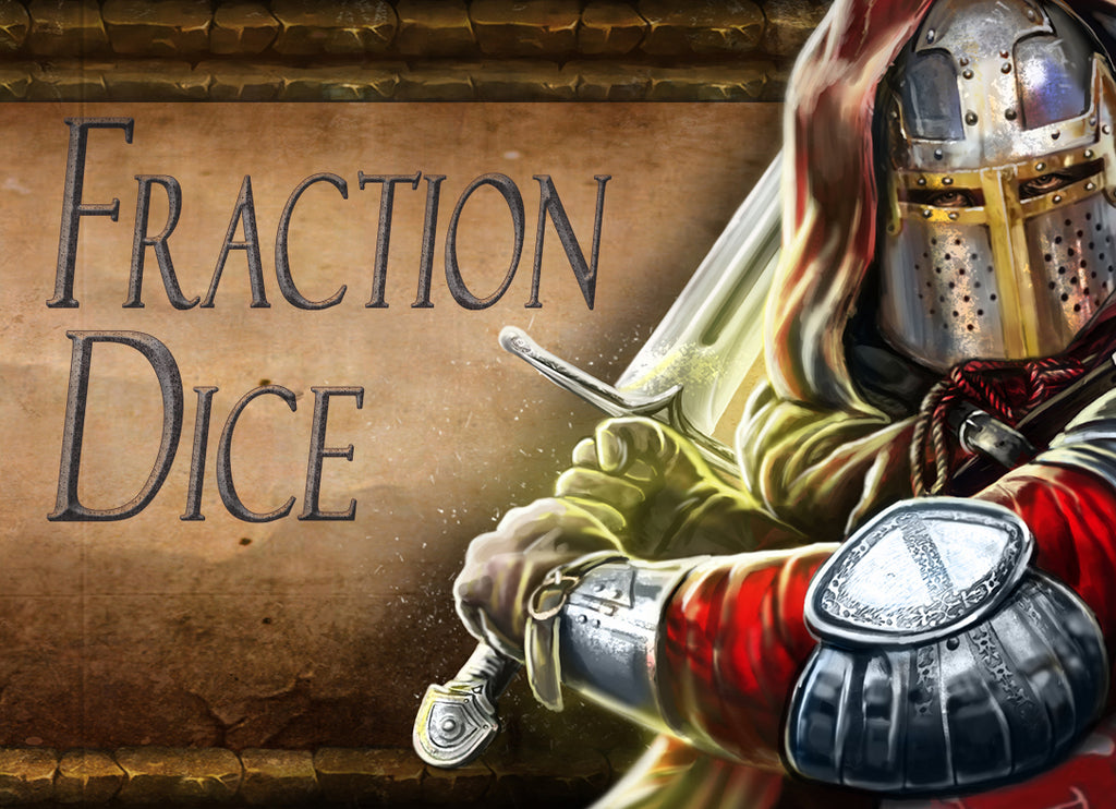 Totally Medieval Math Dice - Fractions