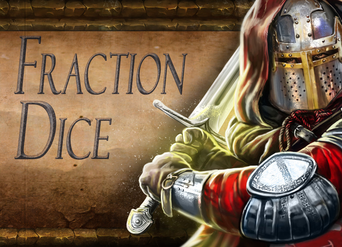 Totally Medieval Math Dice - Fractions