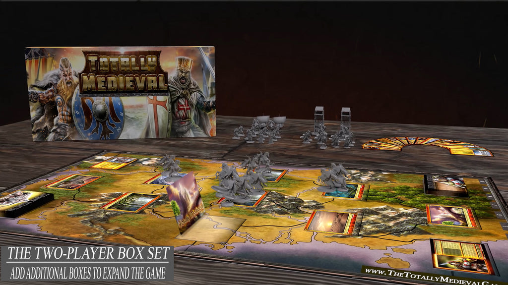 Totally Medieval (1 Totally Medieval (with figurines), 2 Math Dice image 0