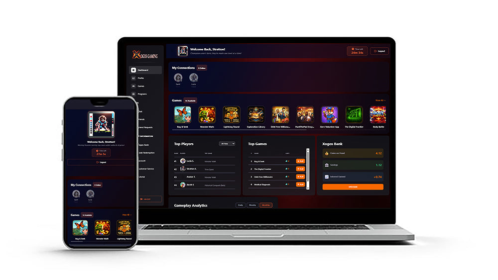 Subscription to www.XogosGaming.com (One School Level) (No Auto-Renew)